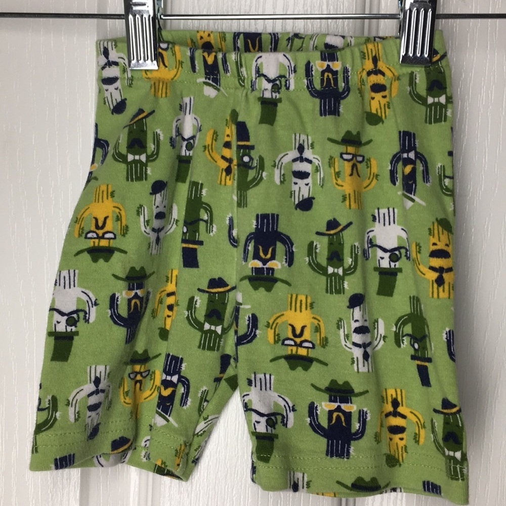 Boys’ Gymboree Cactus Cowboys sleep Shorts (2T)